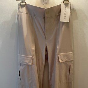 Athleta Wide-Leg Cargo pants.
